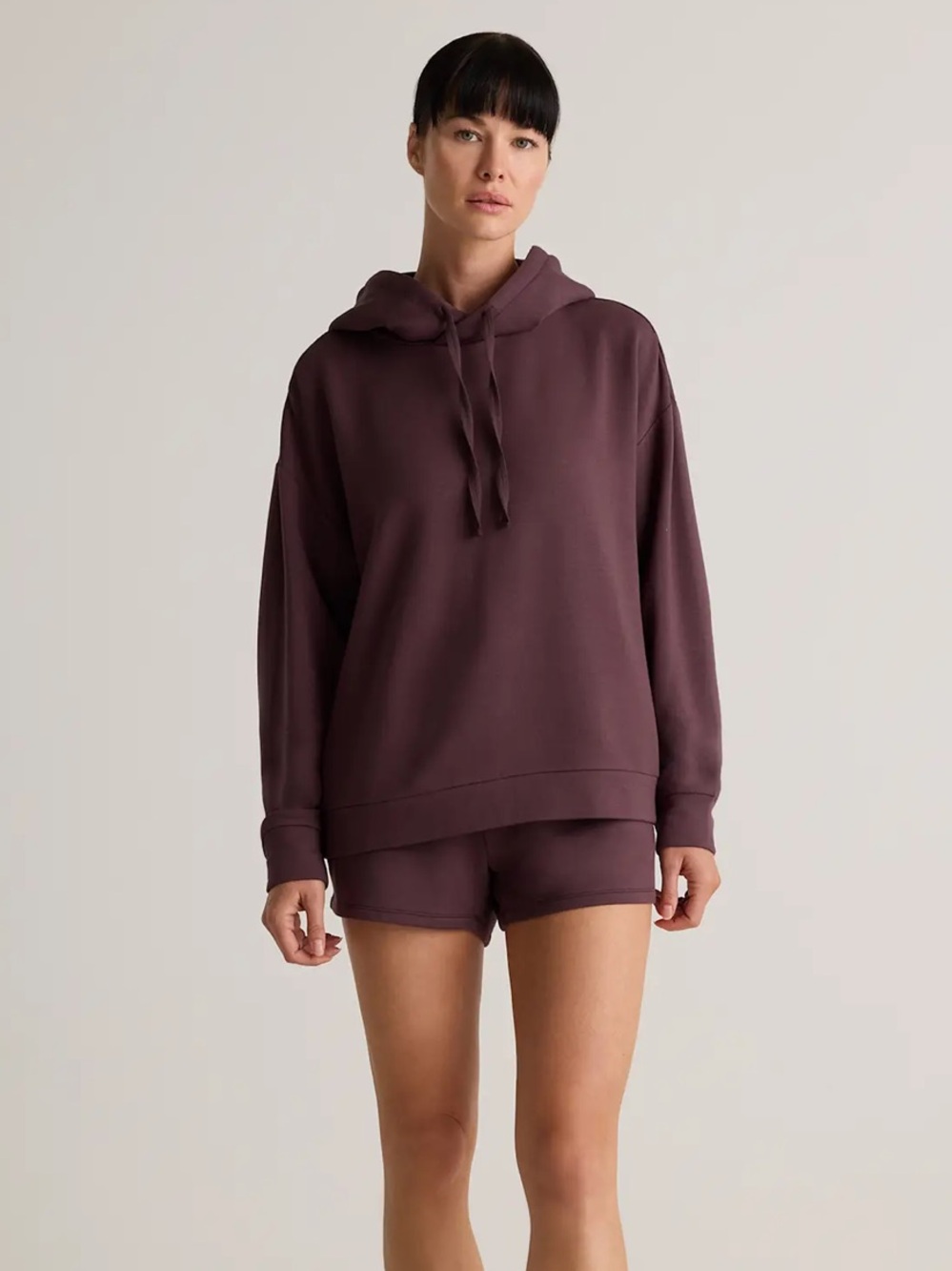 Quince Women's Super Soft Fleece Hooded Pullover